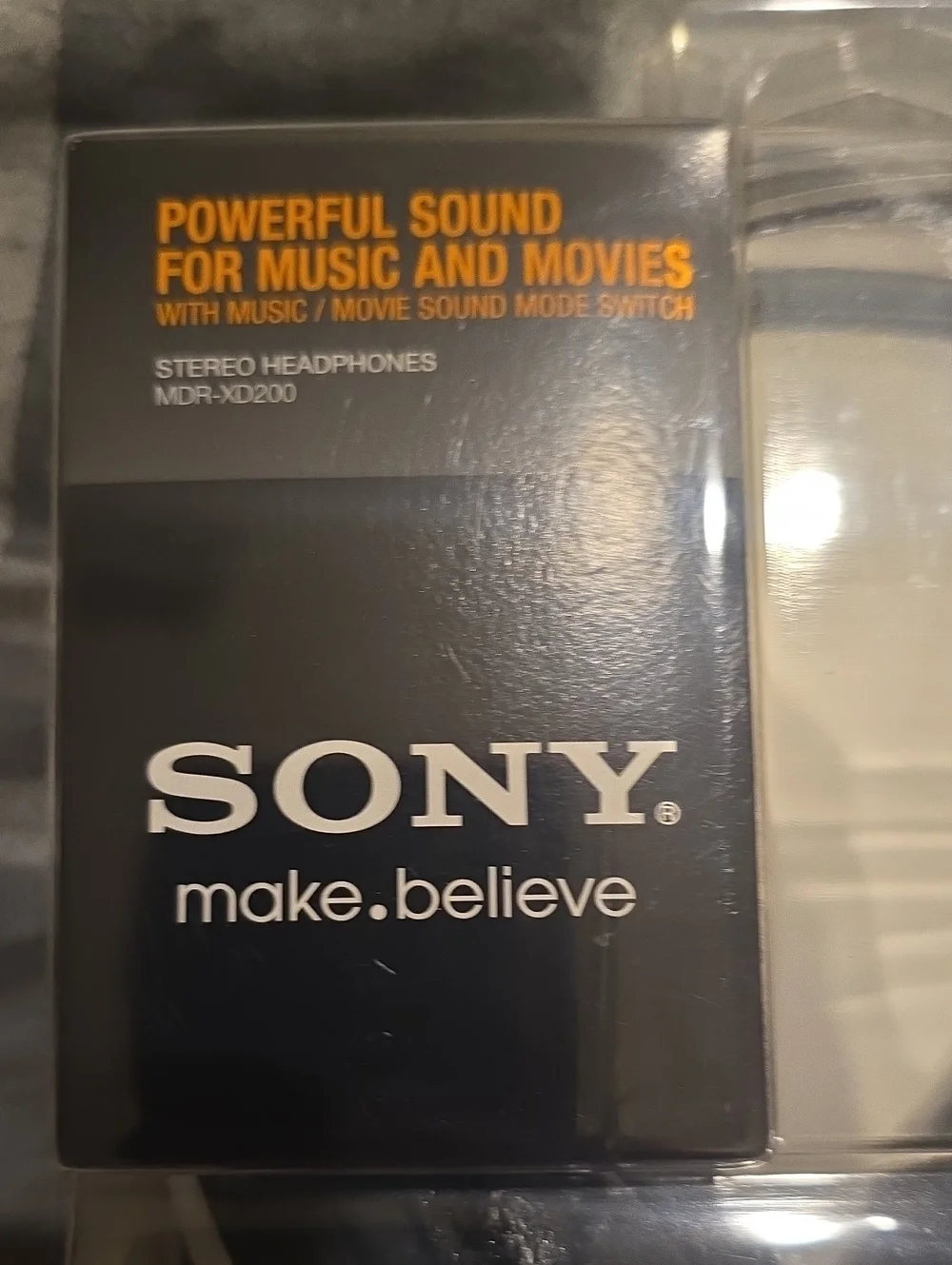 Sony Black Over-Ear Stereo Headphones with Cushioned Earcups